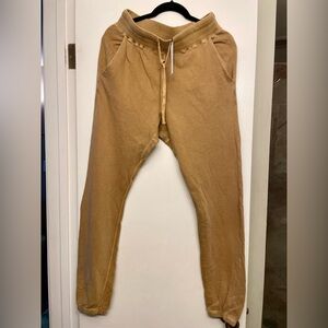 Fleece Tank Tan Joggers